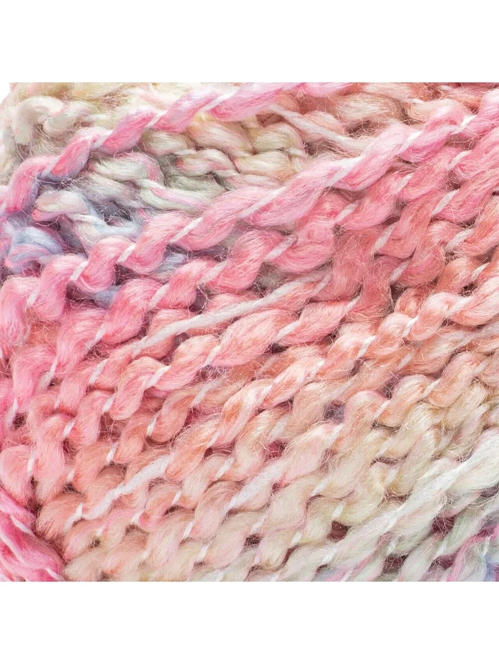 BRAND NEW 2 Skeins Loops & Threads Textured Twist Yarn - Dusty Sky